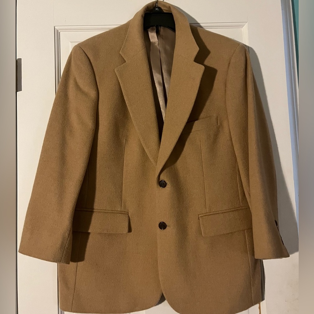 Brooks Brothers tan 100% camel hair blazer men’s size 41 S